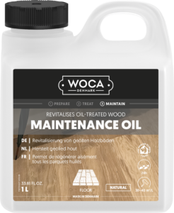 Houten vloer onderhouden met onderhoudsolie